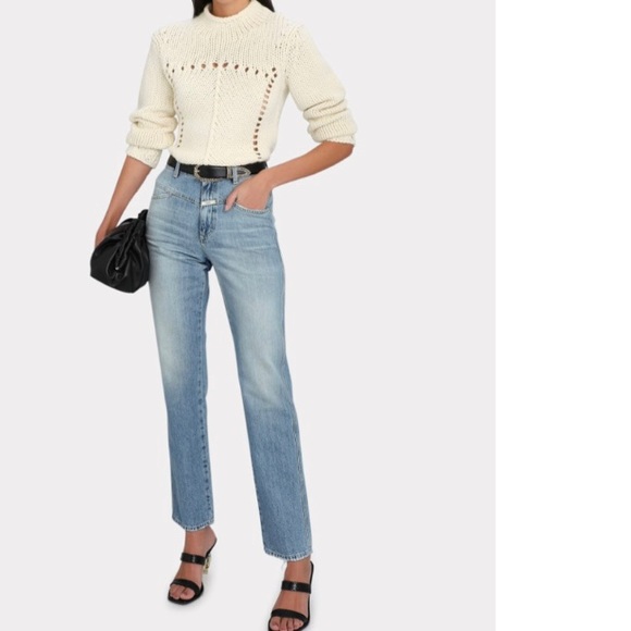 Closed X-Pose High-Rise Straight-Leg Jeans (29) - Picture 2 of 10